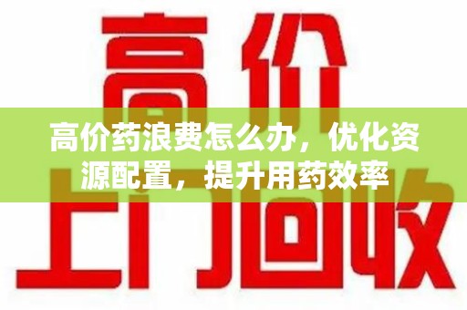 全国高价药浪费怎么办，优化资源配置，提升用药效率