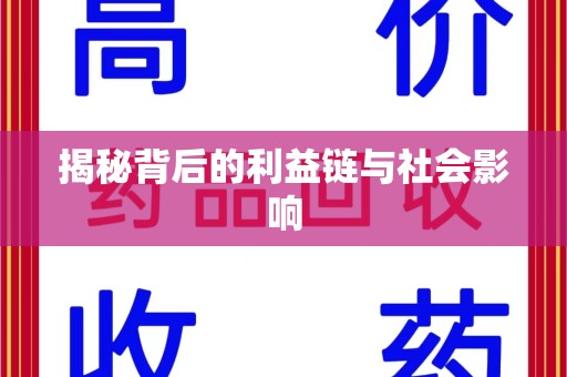 全国揭秘背后的利益链与社会影响