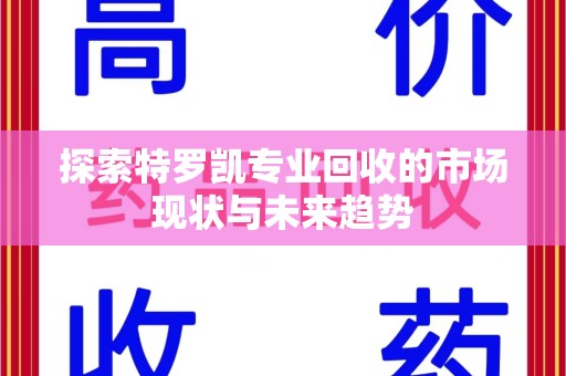 全国探索特罗凯专业回收的市场现状与未来趋势