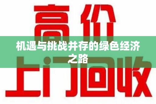 全国机遇与挑战并存的绿色经济之路